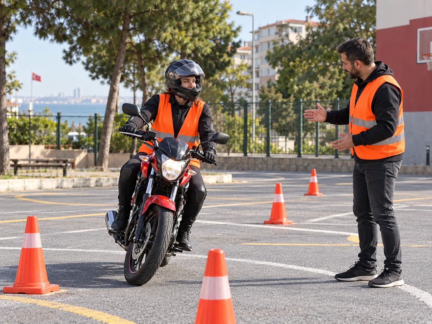 Motosiklet eğitimi temsili görseli